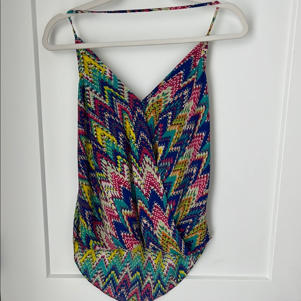 Funky Colorful Halter Camisole Top